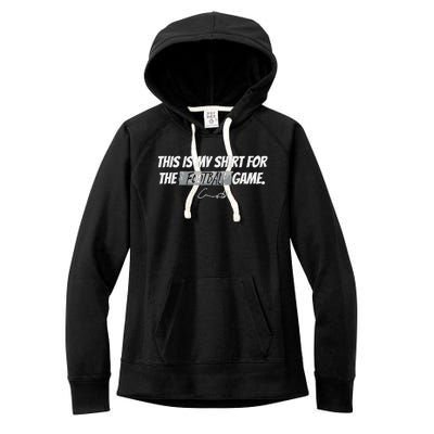 Humphrey This Is My For The Football Game Women's Fleece Hoodie