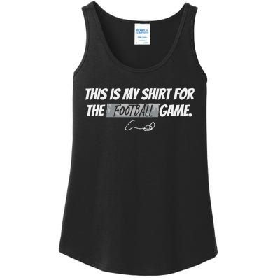 Humphrey This Is My For The Football Game Ladies Essential Tank