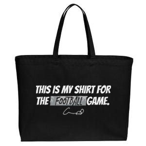 Humphrey This Is My For The Football Game Cotton Canvas Jumbo Tote