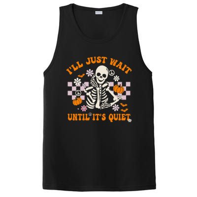 Halloween Teacher I'll Just Wait Until It's Quiet Teacher PosiCharge Competitor Tank