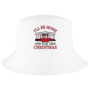 Humorous Trump I’Ll Be Home For Christmas 2024 Cool Comfort Performance Bucket Hat