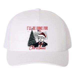 Humorous Trump Ill Be Home For Christmas 2024 Yupoong Adult 5-Panel Trucker Hat