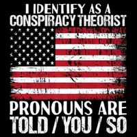 Hot Trend I Identify As A Conspiracy Theorist Pronouns Are Told You So 16 in Basic Backpack