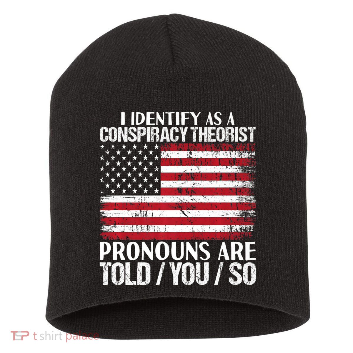 Hot Trend I Identify As A Conspiracy Theorist Pronouns Are Told You So Short Acrylic Beanie