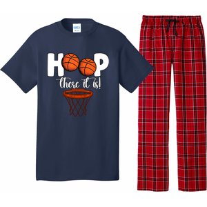 Hoop There It Is Basketball Players Fans Pajama Set