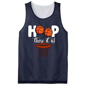 Hoop There It Is Basketball Players Fans Mesh Reversible Basketball Jersey Tank