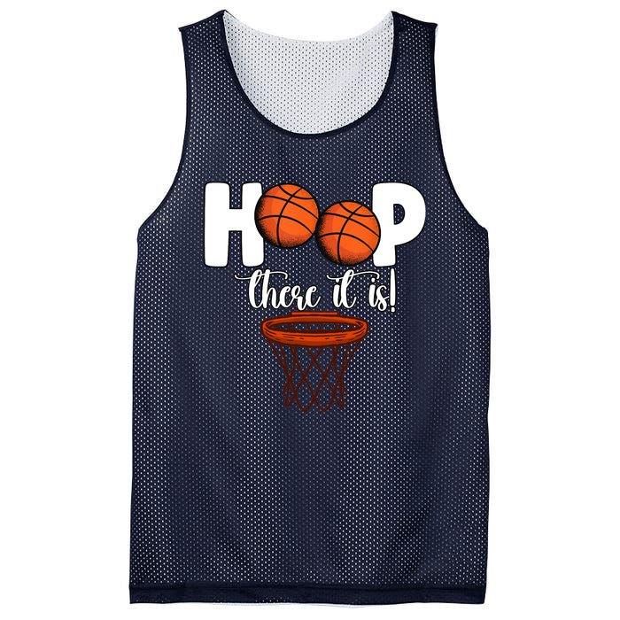 Hoop There It Is Basketball Players Fans Mesh Reversible Basketball Jersey Tank