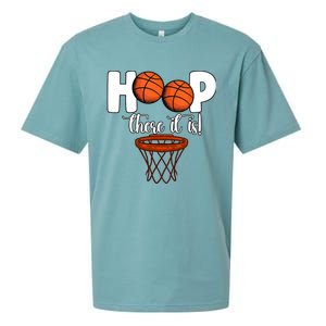 Hoop There It Is Basketball Players Fans Sueded Cloud Jersey T-Shirt