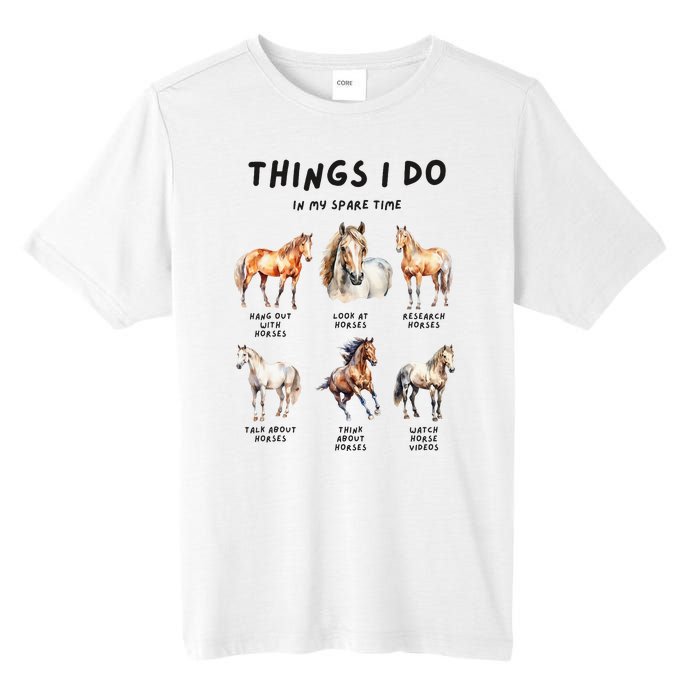 Horse Things I Do In My Leisure Time Tall Fusion ChromaSoft Performance T-Shirt