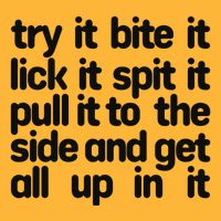Hard222soft Try It Bite It Lick It Spit It Pull It To The Side And Get All Up In Pom Pom 12in Knit Beanie