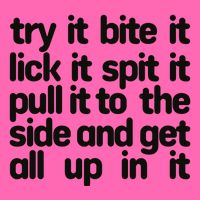 Hard222soft Try It Bite It Lick It Spit It Pull It To The Side And Get All Up In Stripe Pom Pom Beanie