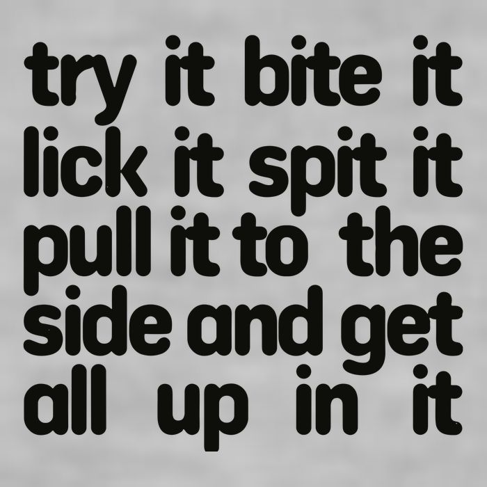 Hard222soft Try It Bite It Lick It Spit It Pull It To The Side And Get All Up In Ladies PosiCharge Tri-Blend Wicking Tank