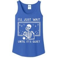 Halloween Teacher Ill Just Wait Until Its Quiet Ladies Essential Tank