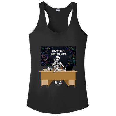 Halloween Teacher ILl Just Wait Until ItS Quiet Gift Ladies PosiCharge Competitor Racerback Tank