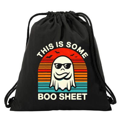 Halloween This Is Some Boo Sheet Drawstring Bag