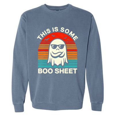 Halloween This Is Some Boo Sheet Garment-Dyed Sweatshirt