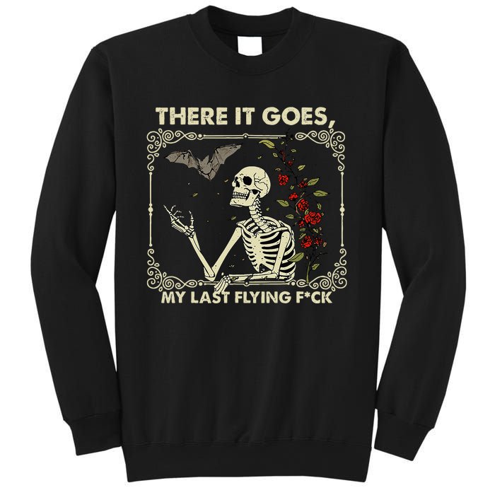 Halloween There It Goes My Last Flying F Skeletons Sweatshirt