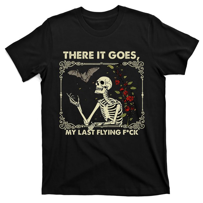 Halloween There It Goes My Last Flying F Skeletons T-Shirt