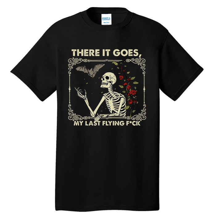 Halloween There It Goes My Last Flying F Skeletons Tall T-Shirt