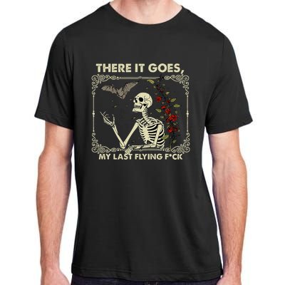 Halloween There It Goes My Last Flying F Skeletons Adult ChromaSoft Performance T-Shirt