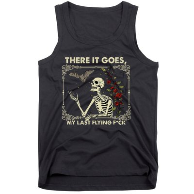 Halloween There It Goes My Last Flying F Skeletons Tank Top