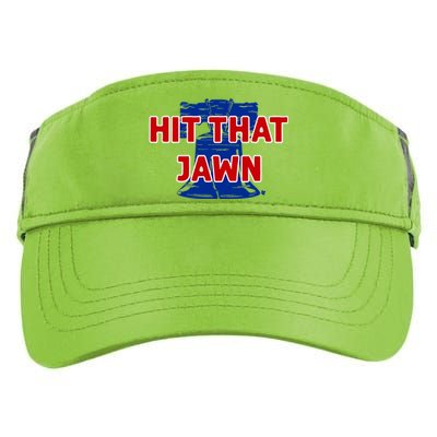 Hit That Jawn - Philadelphia Baseball Adult Drive Performance Visor