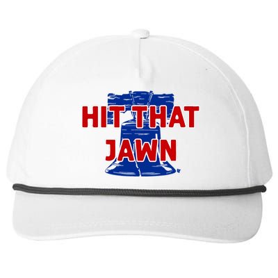 Hit That Jawn - Philadelphia Baseball Snapback Five-Panel Rope Hat