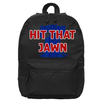 Hit That Jawn Philadelphia Baseball 16 in Basic Backpack