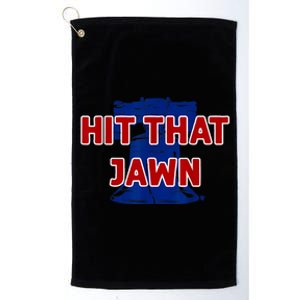 Hit That Jawn Philadelphia Baseball Platinum Collection Golf Towel