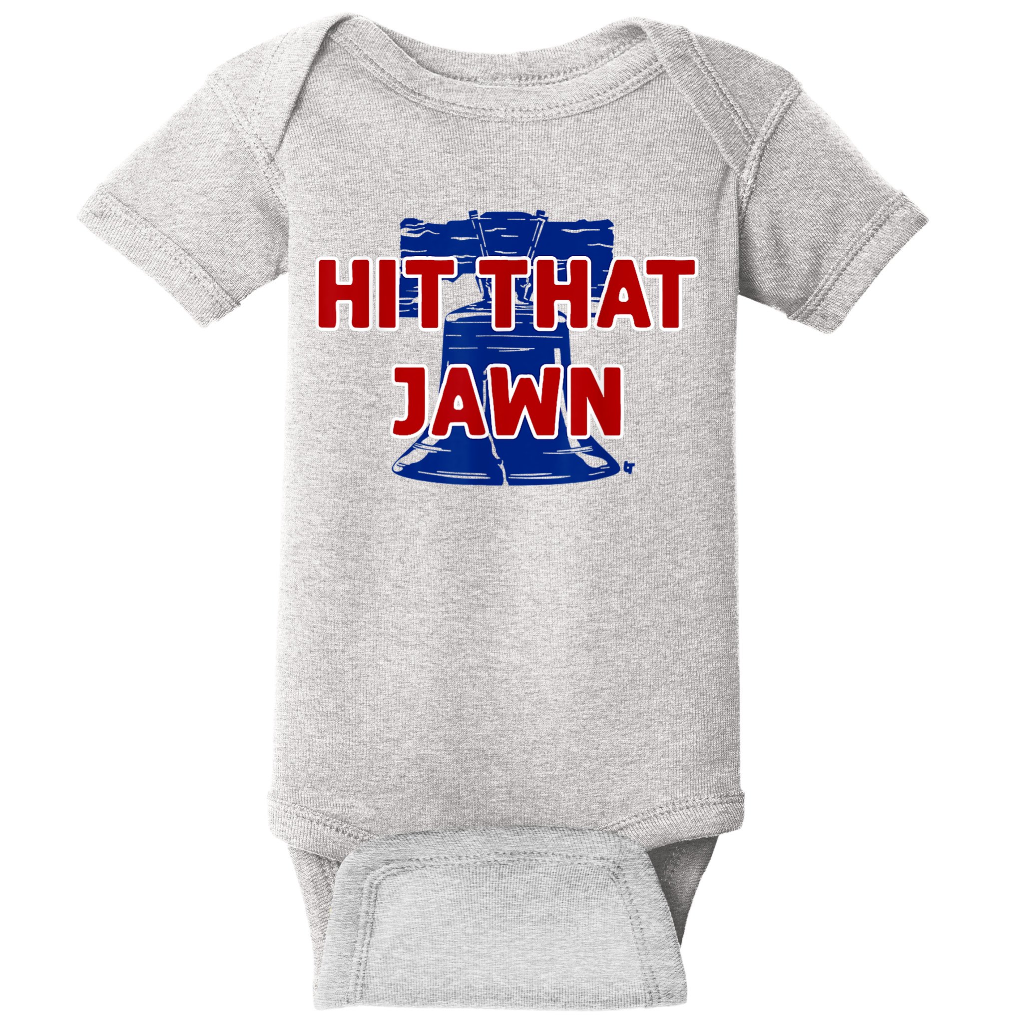 Hit That Jawn Philadelphia Baseball Baby Bodysuit