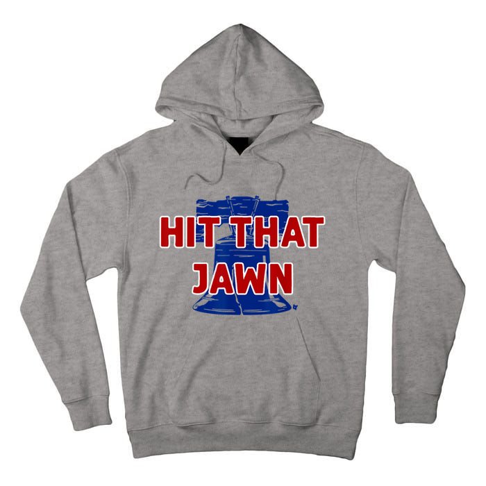 Hit That Jawn Philadelphia Baseball Tall Hoodie