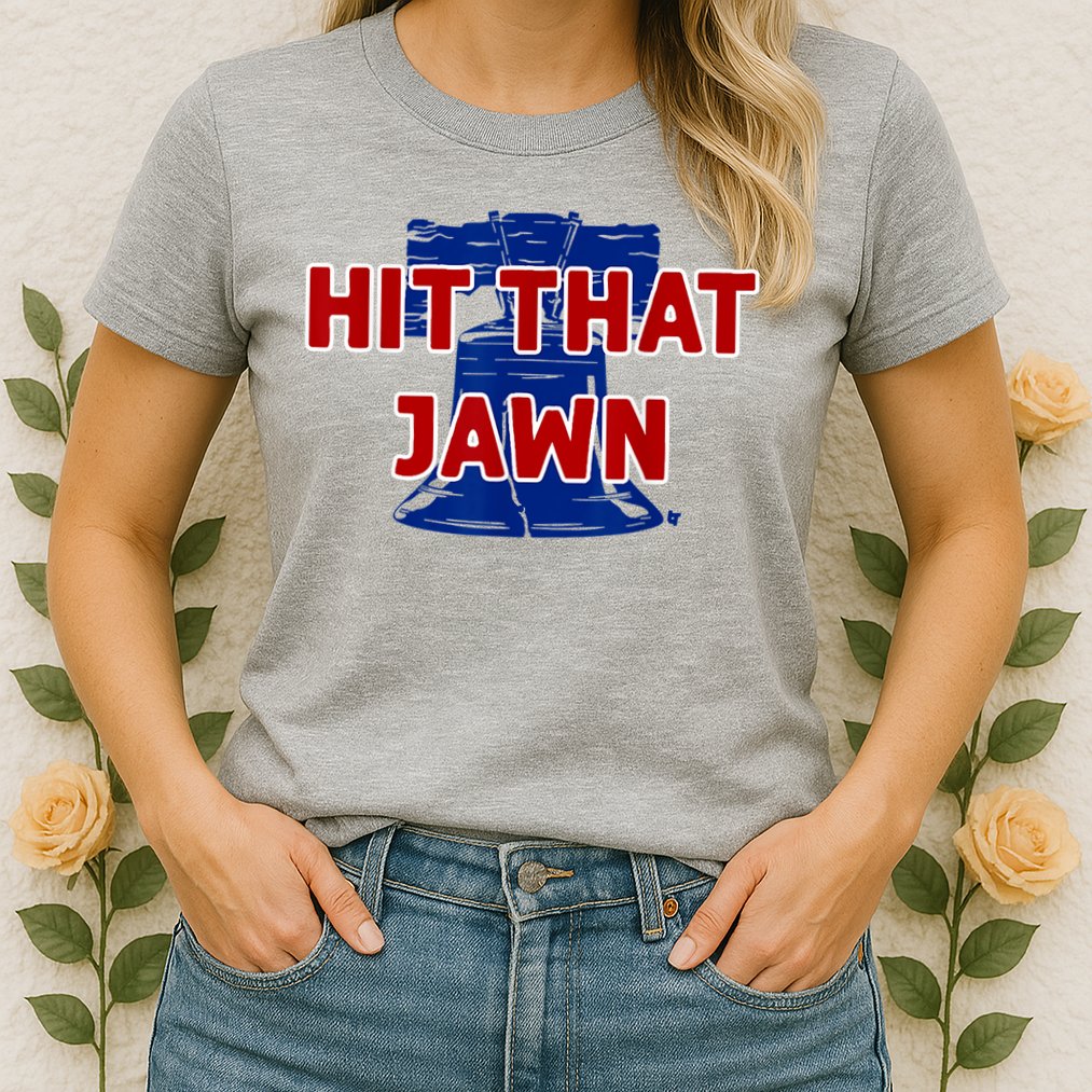 Hit That Jawn Philadelphia Baseball Womens T-Shirt