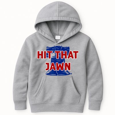 Hit That Jawn Philadelphia Baseball Kids Hoodie