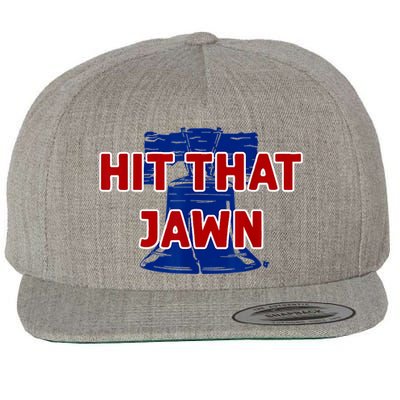 Hit That Jawn Philadelphia Baseball Wool Snapback Cap