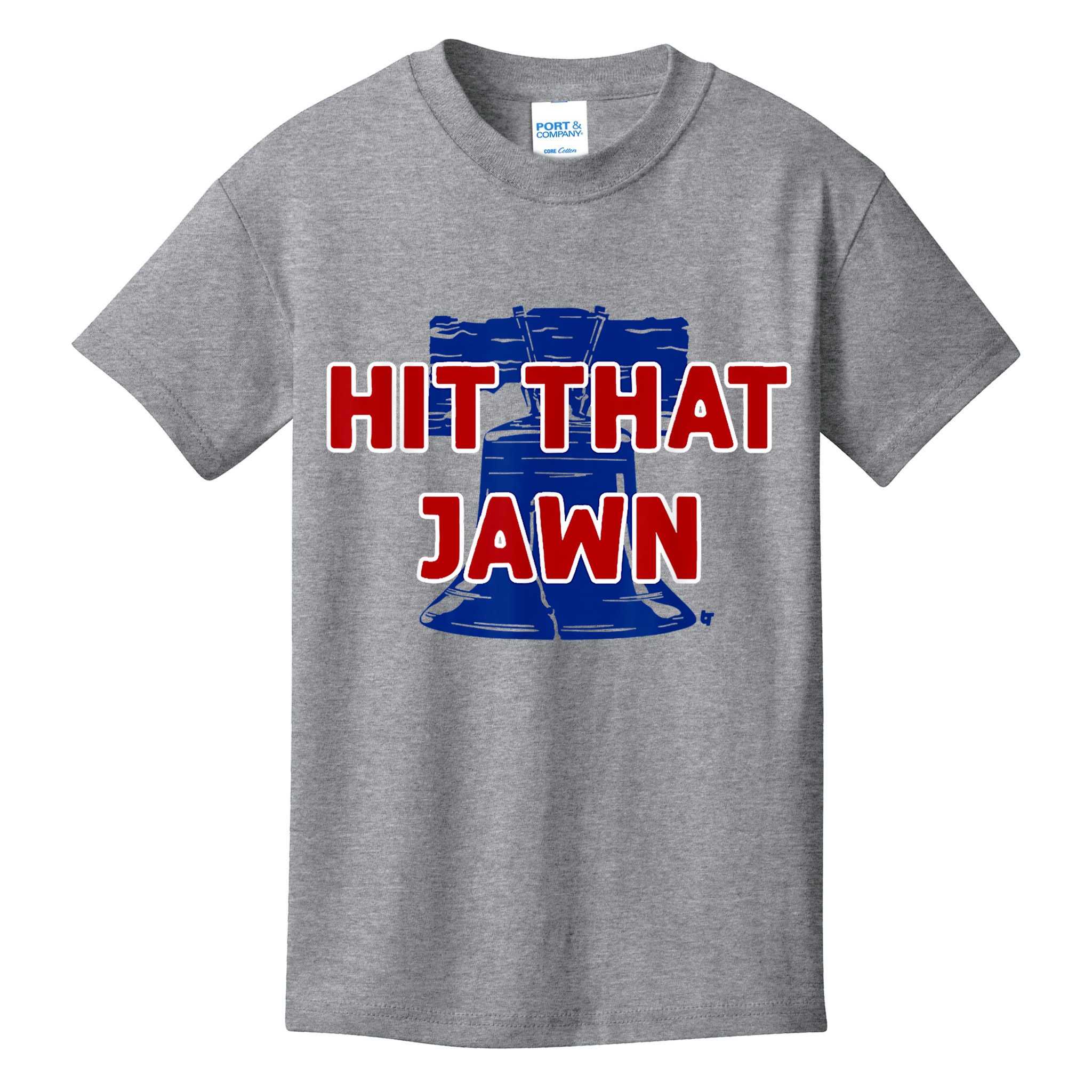 Hit That Jawn Philadelphia Baseball Kids T-Shirt