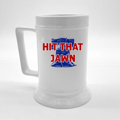 Hit That Jawn Philadelphia Baseball Beer Stein