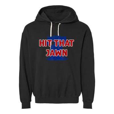 Hit That Jawn - Philadelphia Baseball Garment-Dyed Fleece Hoodie