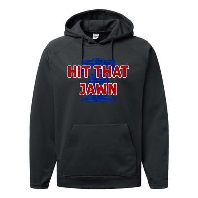 Hit That Jawn - Philadelphia Baseball Performance Fleece Hoodie