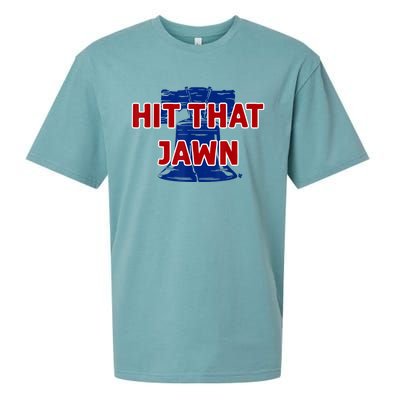 Hit That Jawn - Philadelphia Baseball Sueded Cloud Jersey T-Shirt