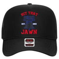 Hit That Jawn - Philadelphia Philly Baseball Funny Saying High Crown Mesh Back Trucker Hat