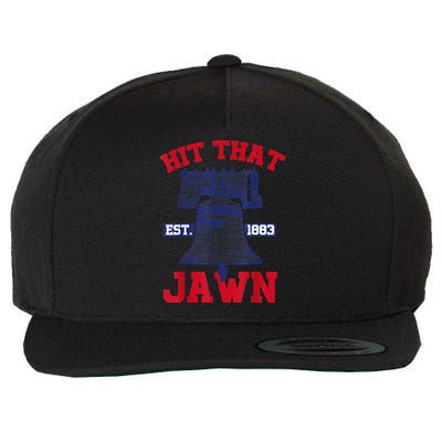 Hit That Jawn - Philadelphia Philly Baseball Funny Saying Wool Snapback Cap