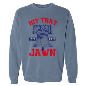 Hit That Jawn - Philadelphia Philly Baseball Funny Saying Garment-Dyed Sweatshirt