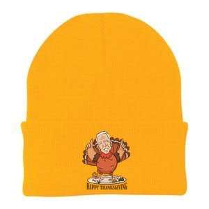 Happy Thanksgiving Joe Bide Turkey Knit Cap Winter Beanie