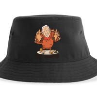 Happy Thanksgiving Joe Bide Turkey Sustainable Bucket Hat