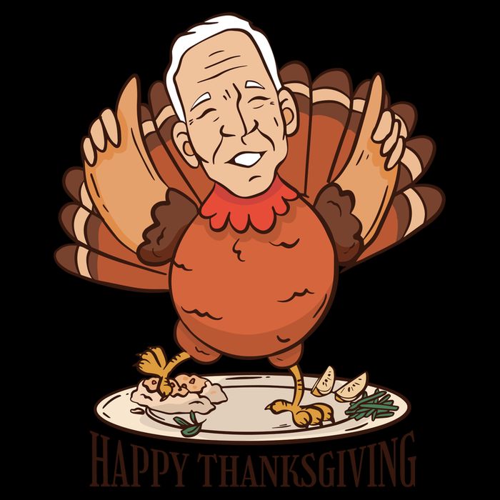 Happy Thanksgiving Joe Bide Turkey Sustainable Bucket Hat