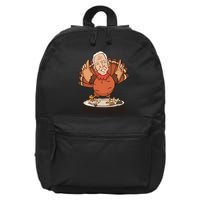 Happy Thanksgiving Joe Bide Turkey 16 in Basic Backpack
