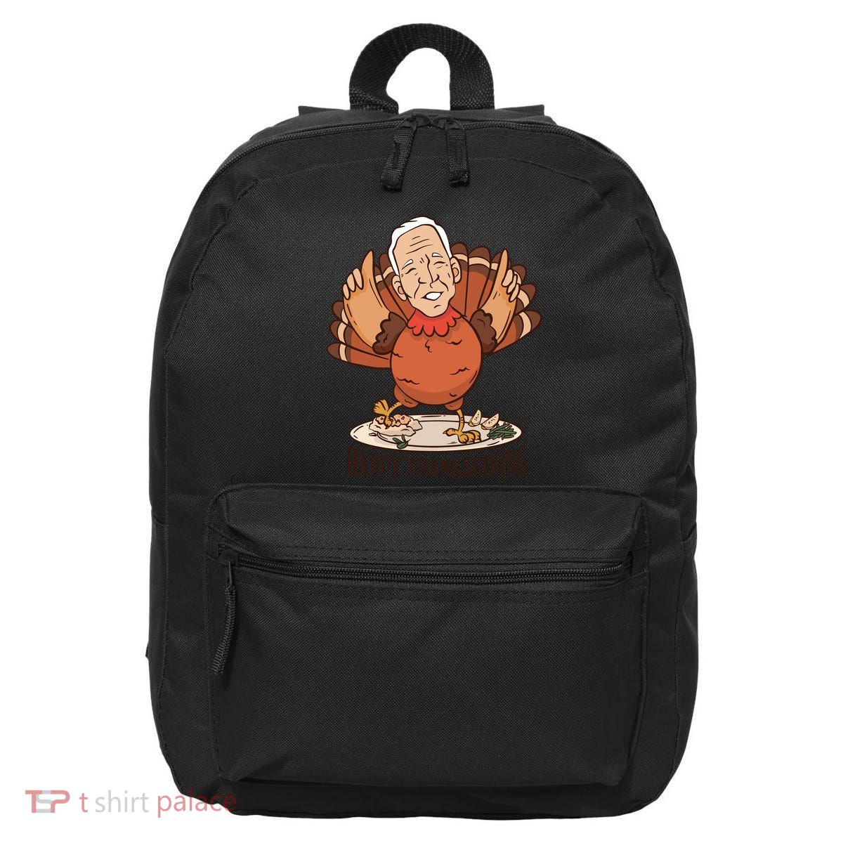 Happy Thanksgiving Joe Bide Turkey 16 in Basic Backpack