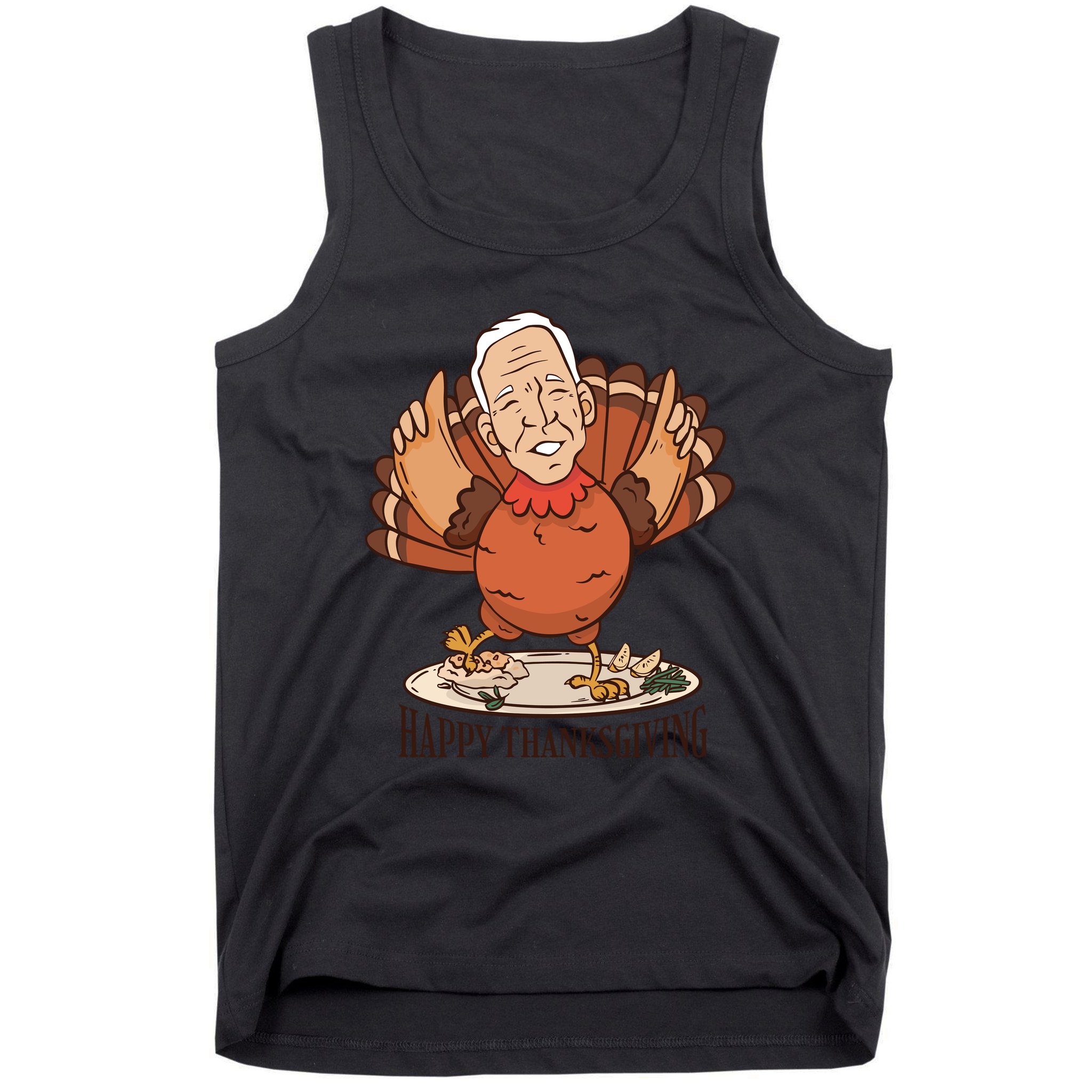Happy Thanksgiving Joe Bide Turkey Tank Top