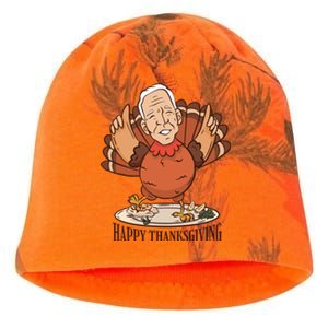 Happy Thanksgiving Joe Bide Turkey Kati - Camo Knit Beanie