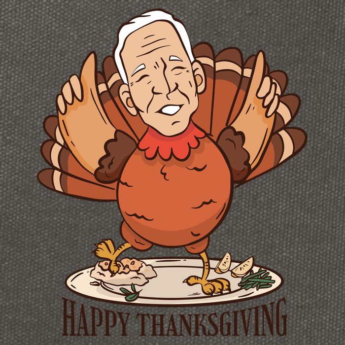 Happy Thanksgiving Joe Bide Turkey Cotton Canvas Backpack